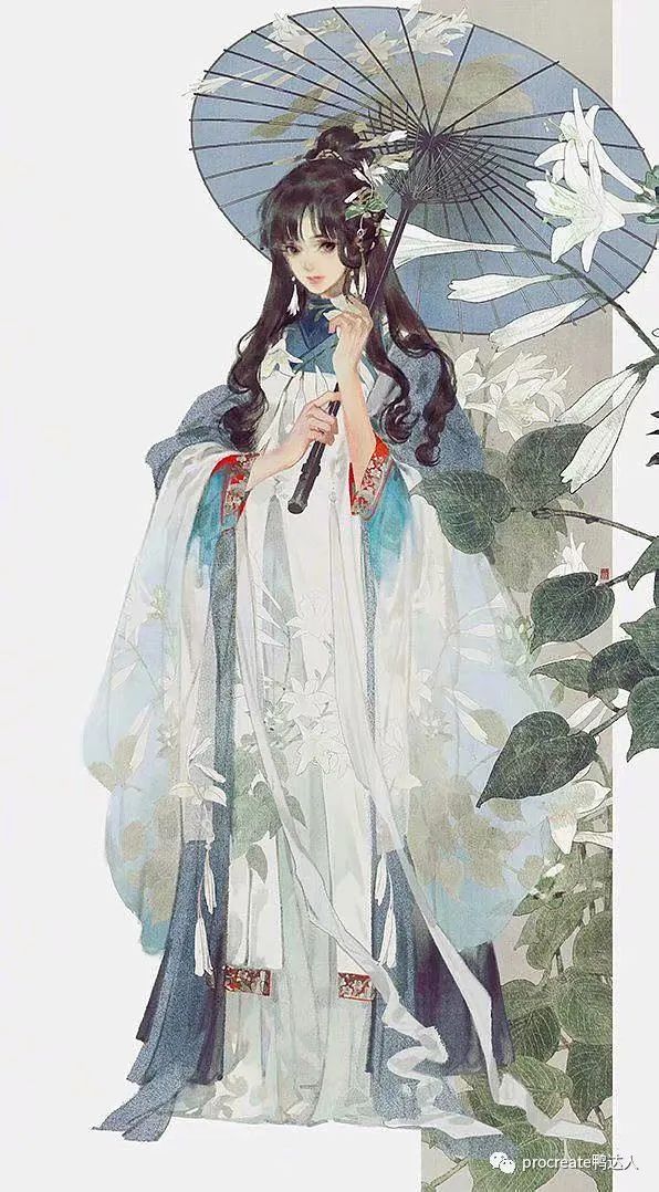 图片[2]-精美的古风厚涂人物插画！这套课程真的爱了！【860期】-yadaren