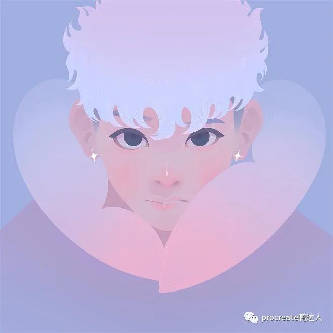 图片[4]-配色清新的头像真的太好看了！速来学习治愈系人像插画！【871期】-yadaren