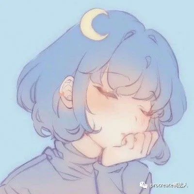 图片[5]-配色清新的头像真的太好看了！速来学习治愈系人像插画！【871期】-yadaren