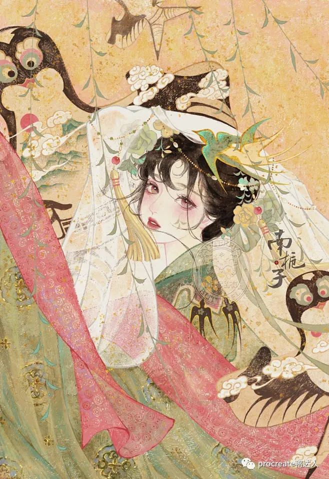 图片[5]-水彩手绘零基础也可上手，掌握水彩少女插画的技巧！【874期】-yadaren