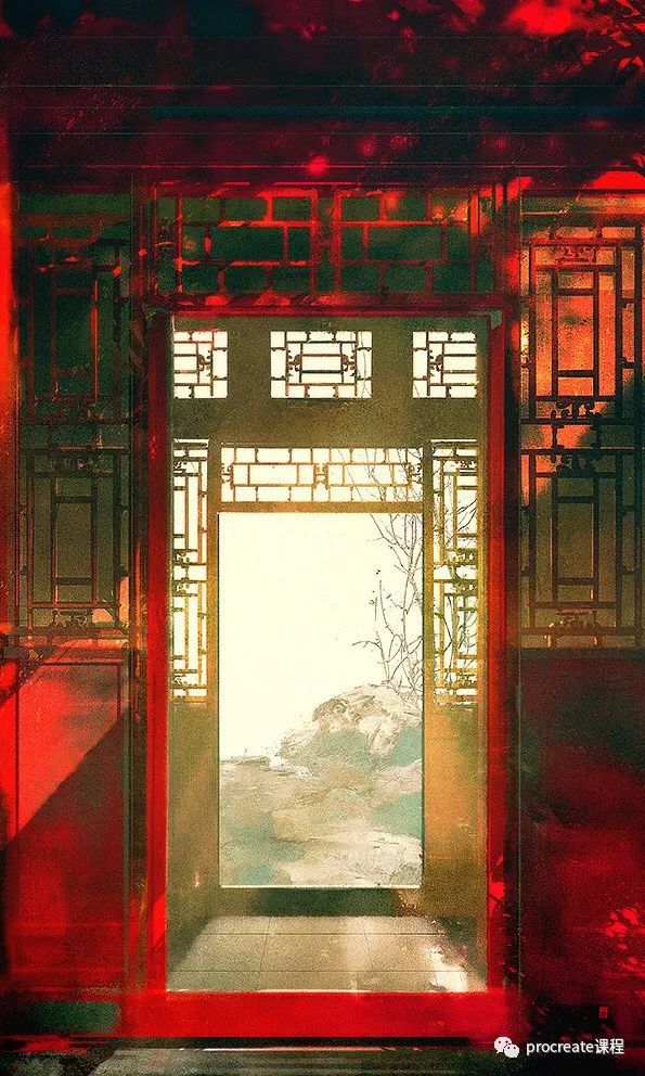 图片[2]-充满古风韵味的门窗笔刷！procreate+ps版本的都有！【857期】-yadaren