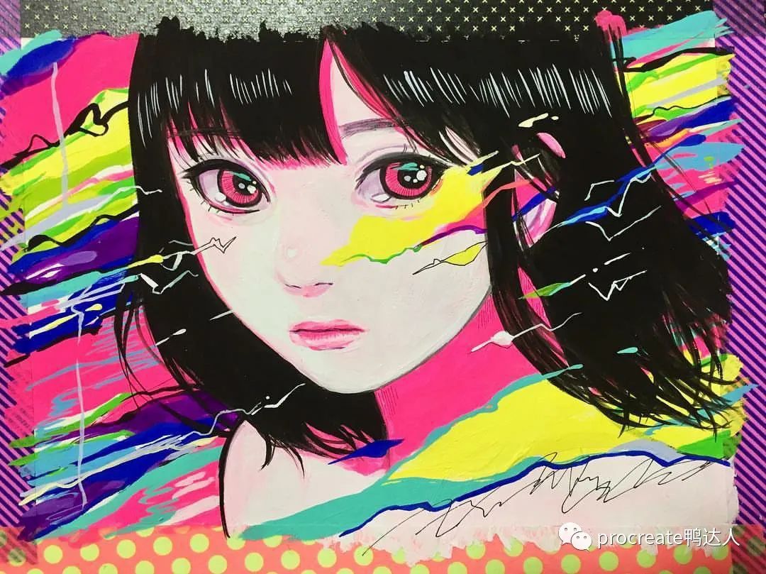 图片[5]-极具复古风的糖果味少女插画集分享！速速来学习！【867期】-yadaren