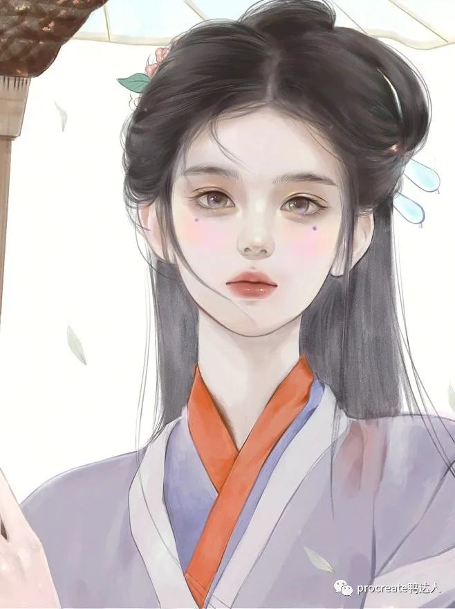 图片[4]-用ipad绘制美型半厚涂人像插画！一起来试试吧！【839期】-yadaren