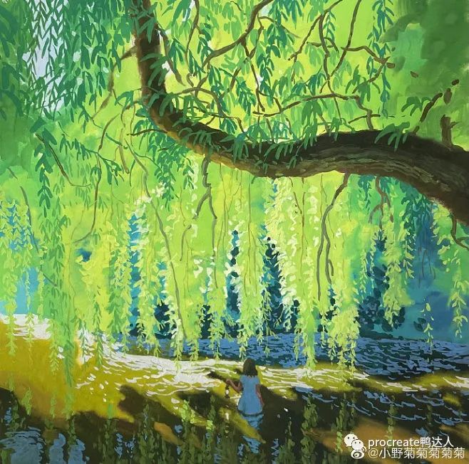 图片[1]-从不透明水彩开始入门！营造出美丽的水彩世界风景！【847期】-yadaren