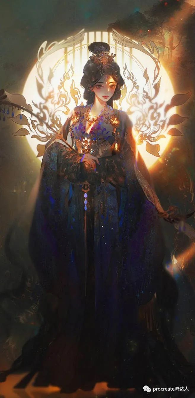图片[1]-精美的古风厚涂人物插画！这套课程真的爱了！【860期】-yadaren
