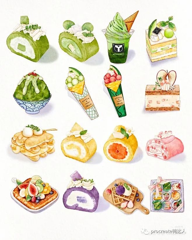 图片[1]-ipad不要再做泡面神器了！绘制水彩风的小插画！【834期】-yadaren