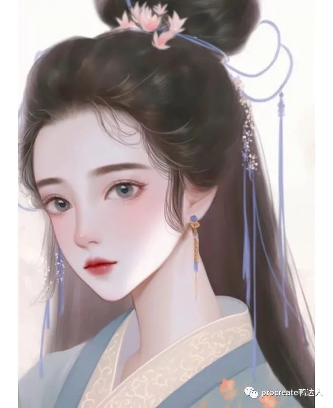 图片[3]-用ipad绘制美型半厚涂人像插画！一起来试试吧！【839期】-yadaren