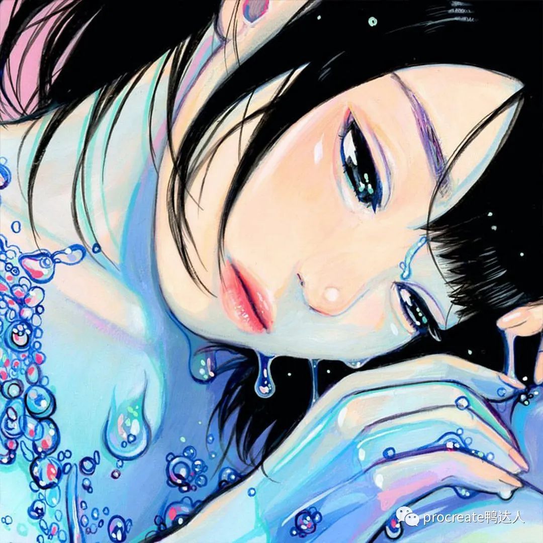 图片[9]-极具复古风的糖果味少女插画集分享！速速来学习！【867期】-yadaren