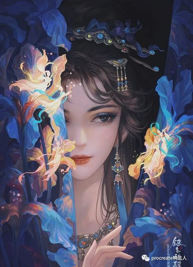 图片[1]-用ipad绘制美型半厚涂人像插画！一起来试试吧！【839期】-yadaren