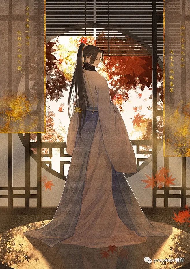 图片[3]-充满古风韵味的门窗笔刷！procreate+ps版本的都有！【857期】-yadaren