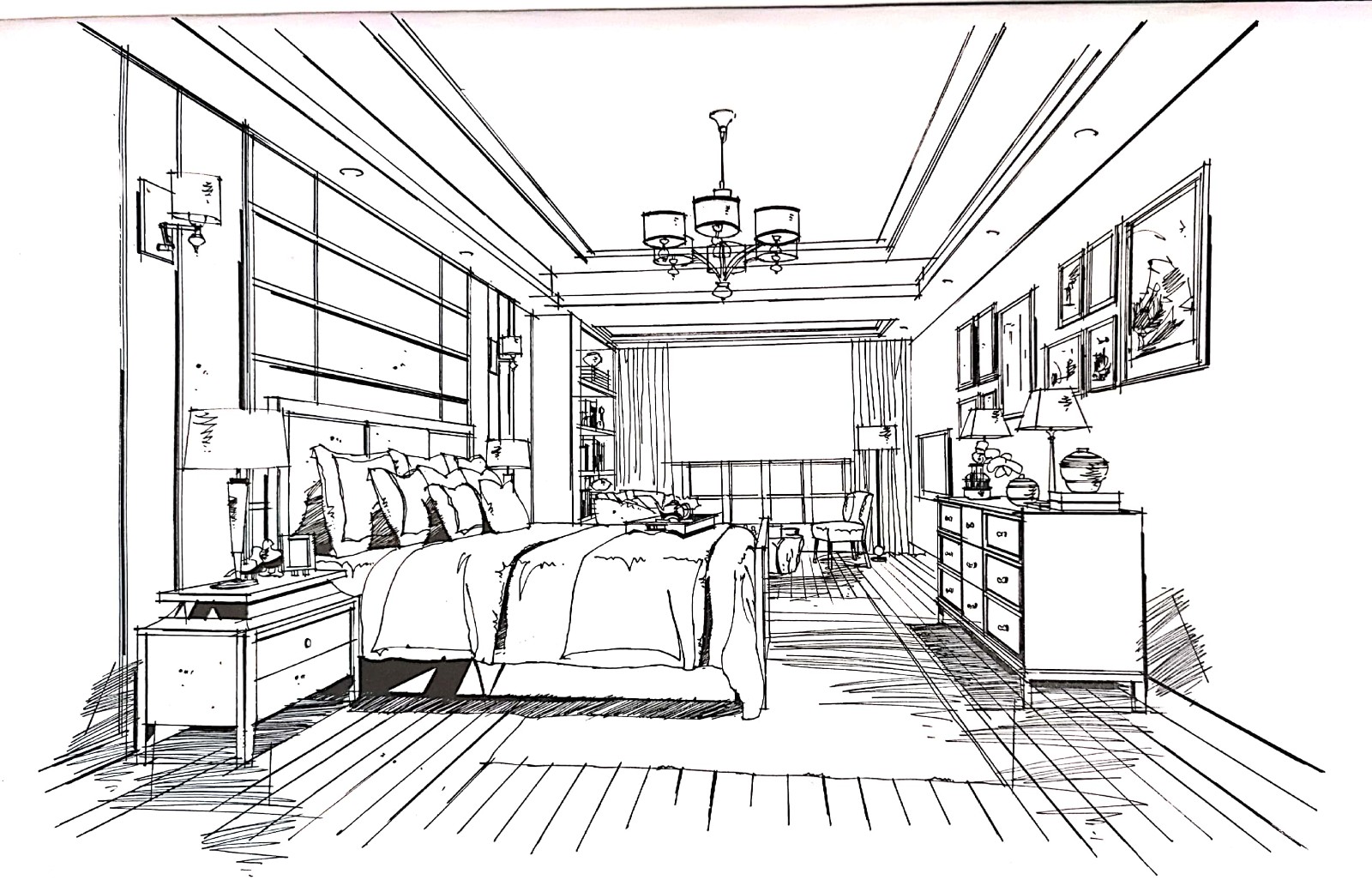 图片[4]-【手绘设计】室内设计联盟 室内空间马克笔表现技法丨MP4丨10.7G 23节-壹书网