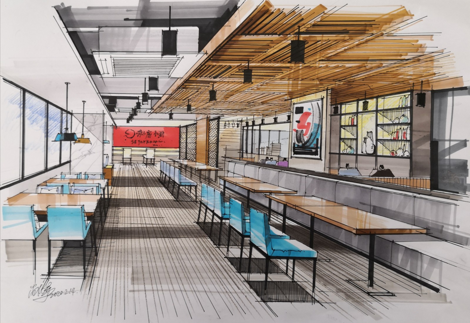 图片[7]-【手绘设计】室内设计联盟 室内空间马克笔表现技法丨MP4丨10.7G 23节-壹书网