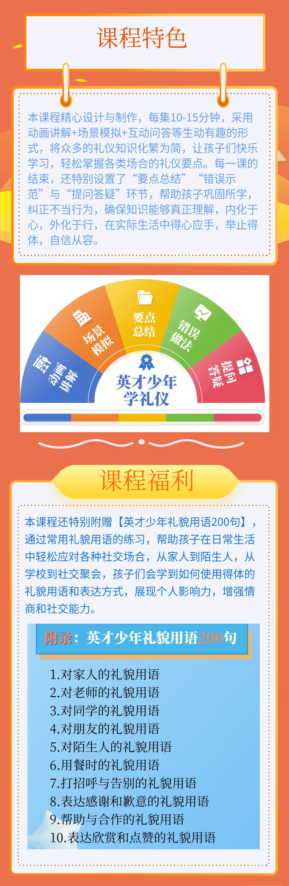 《英才少年学礼仪》动画课程