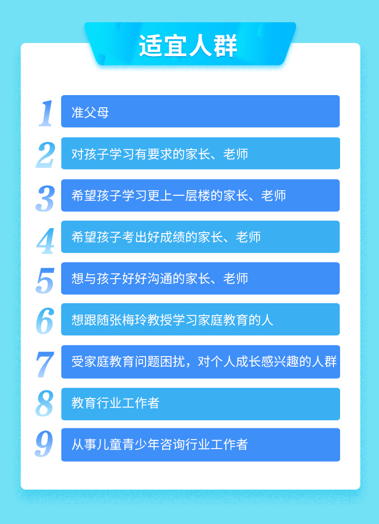 张梅玲教授讲家庭教育--父母20堂必修课