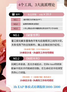 手把手教你交付女性沙龙/团体工作坊