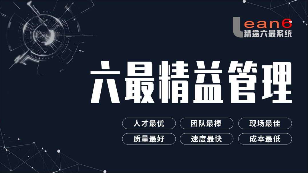 《精益管理》姜上泉老师线上视频课程