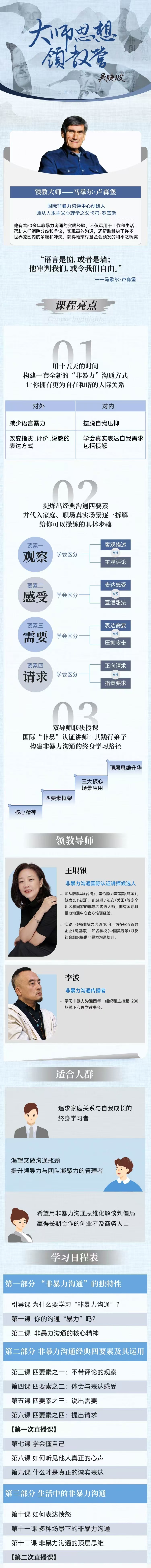 马歇尔非暴力沟通领教营