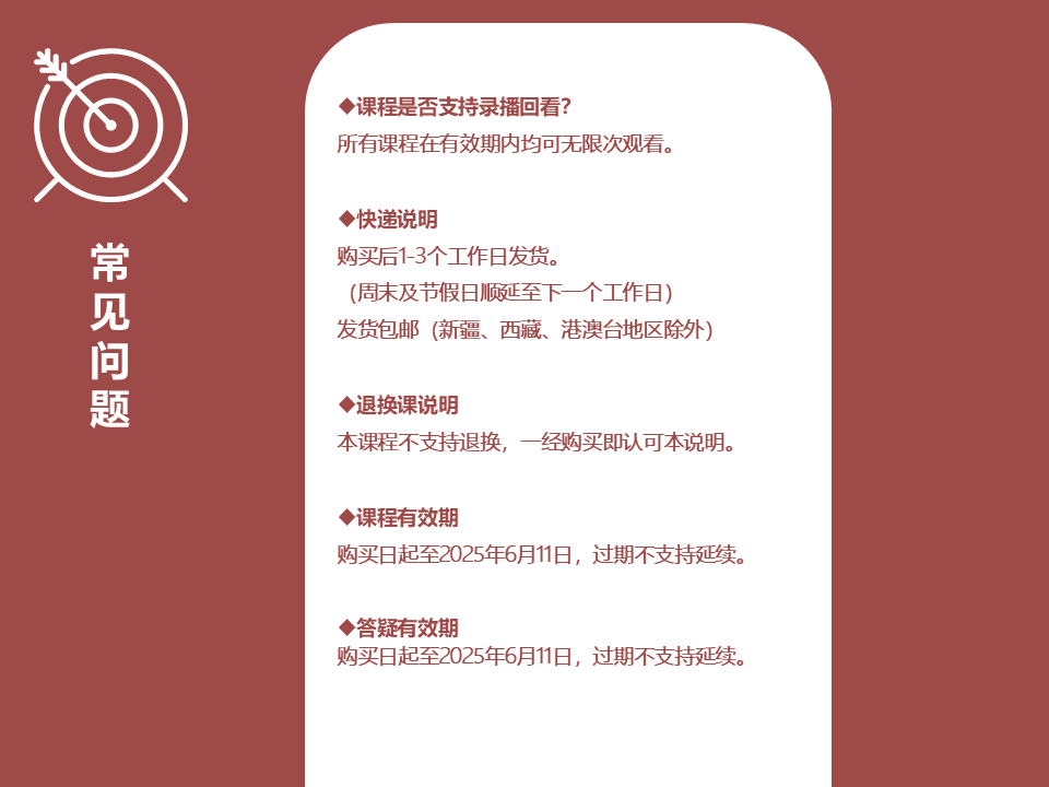 2025高考物理冲刺：一次性搞定独立模块