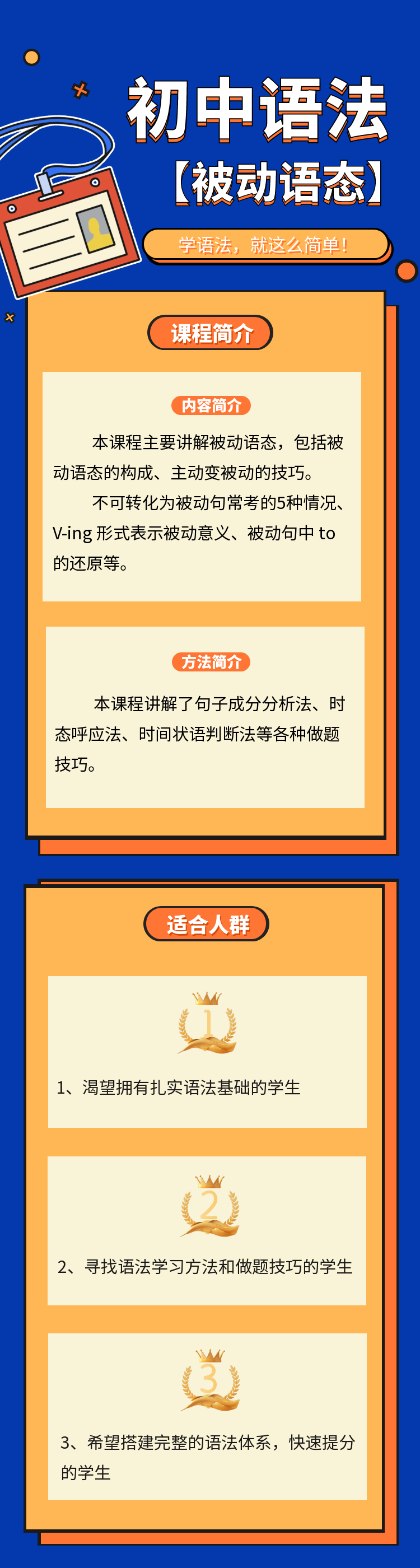【被动语态专讲】初中英语语法