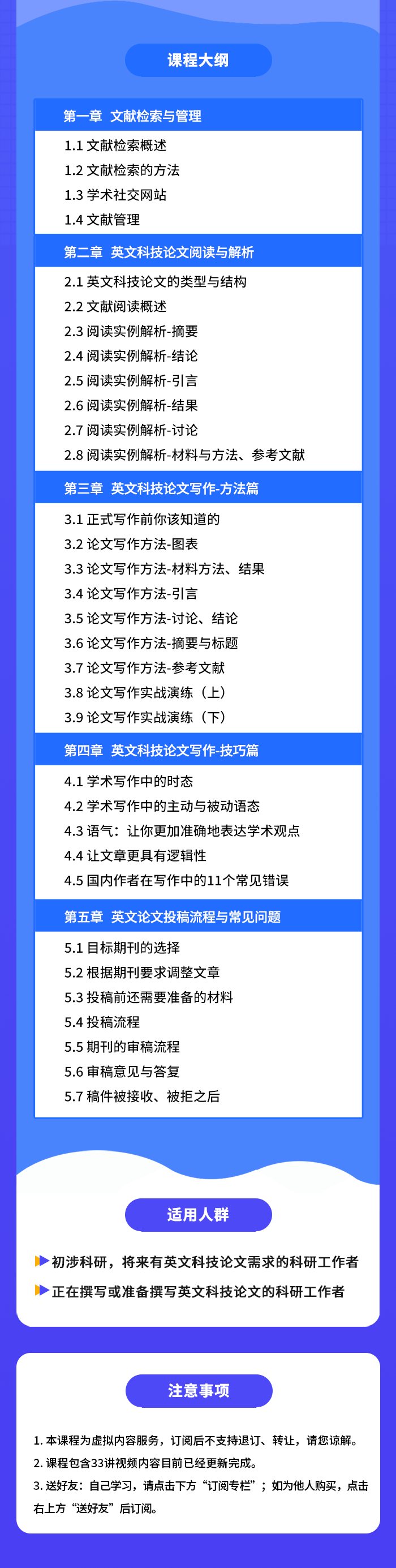 英文科技论文写作训练营【升级版】