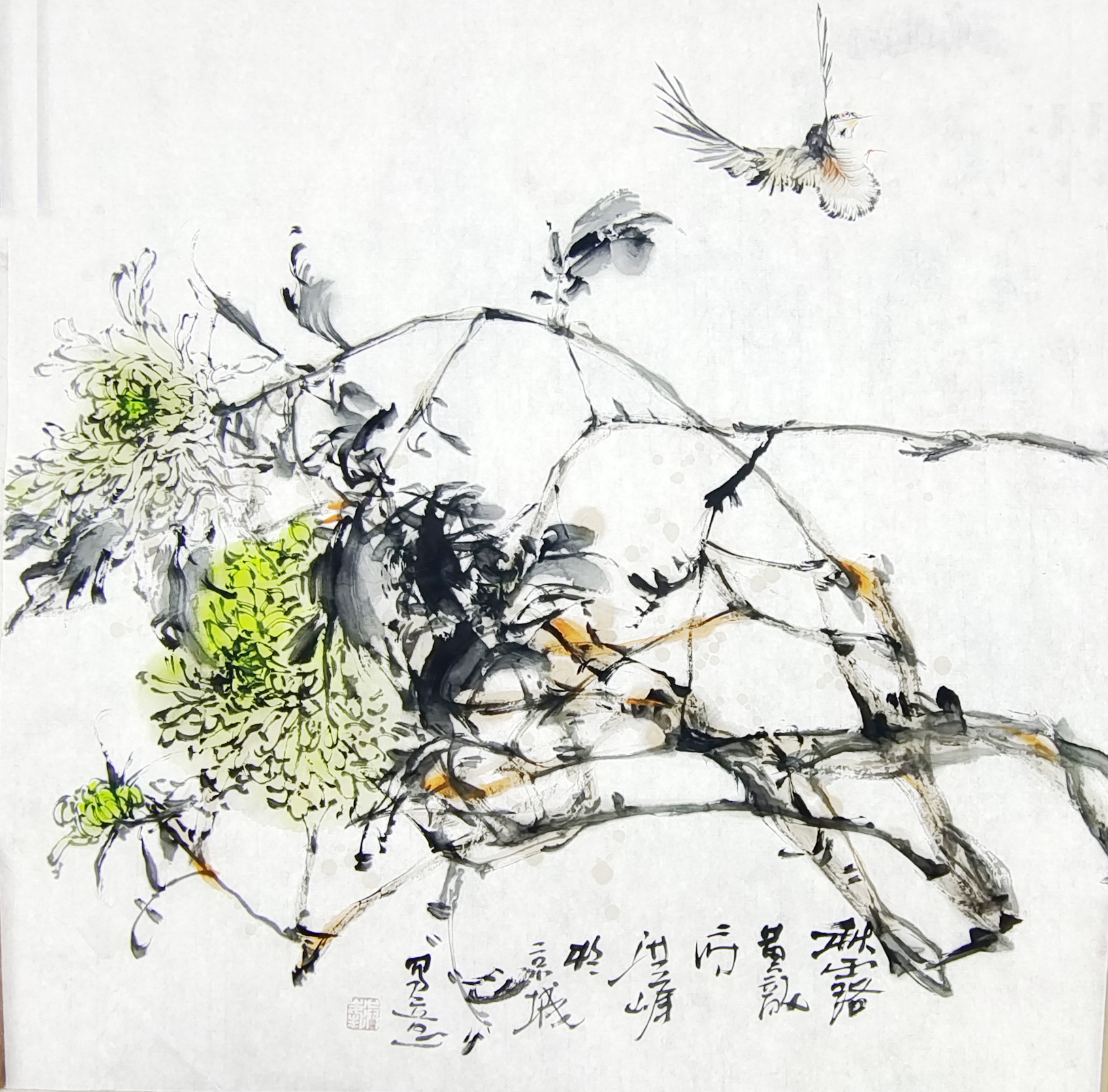 洪峰花鸟画--梅兰竹菊精品课