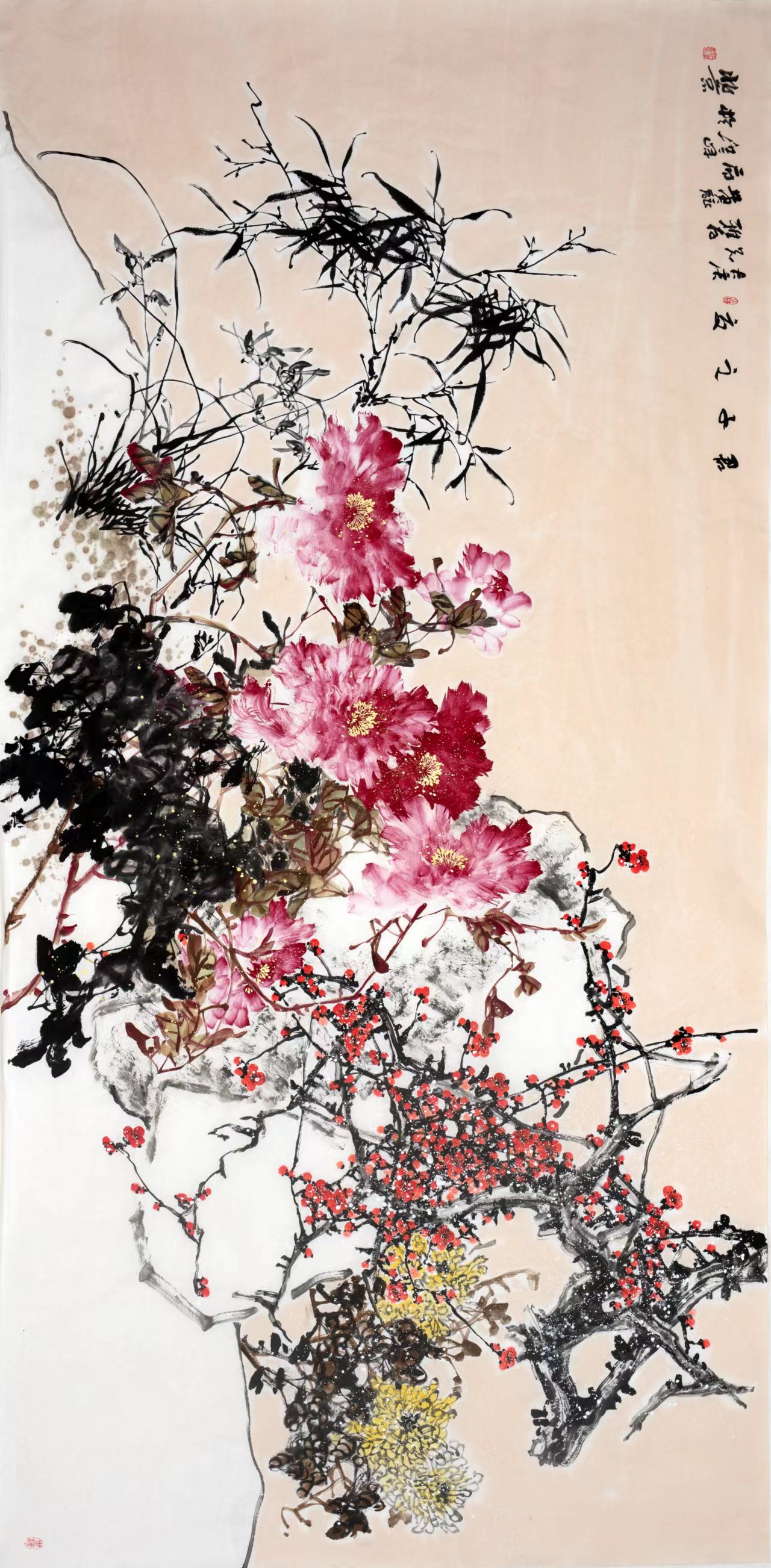 洪峰花鸟画--梅兰竹菊精品课