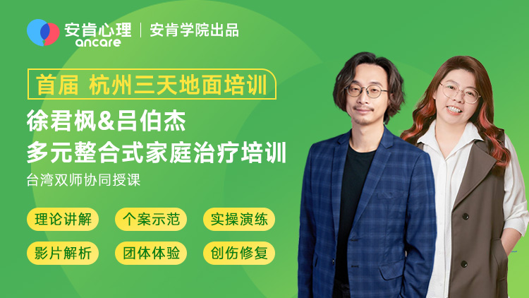 【首届】台湾双师：《元整合式家庭治疗培训》杭州三天地面