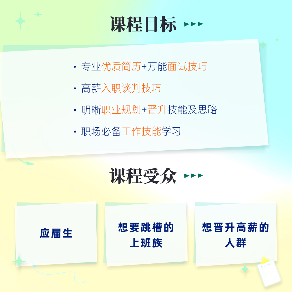 职业规划和面试技巧