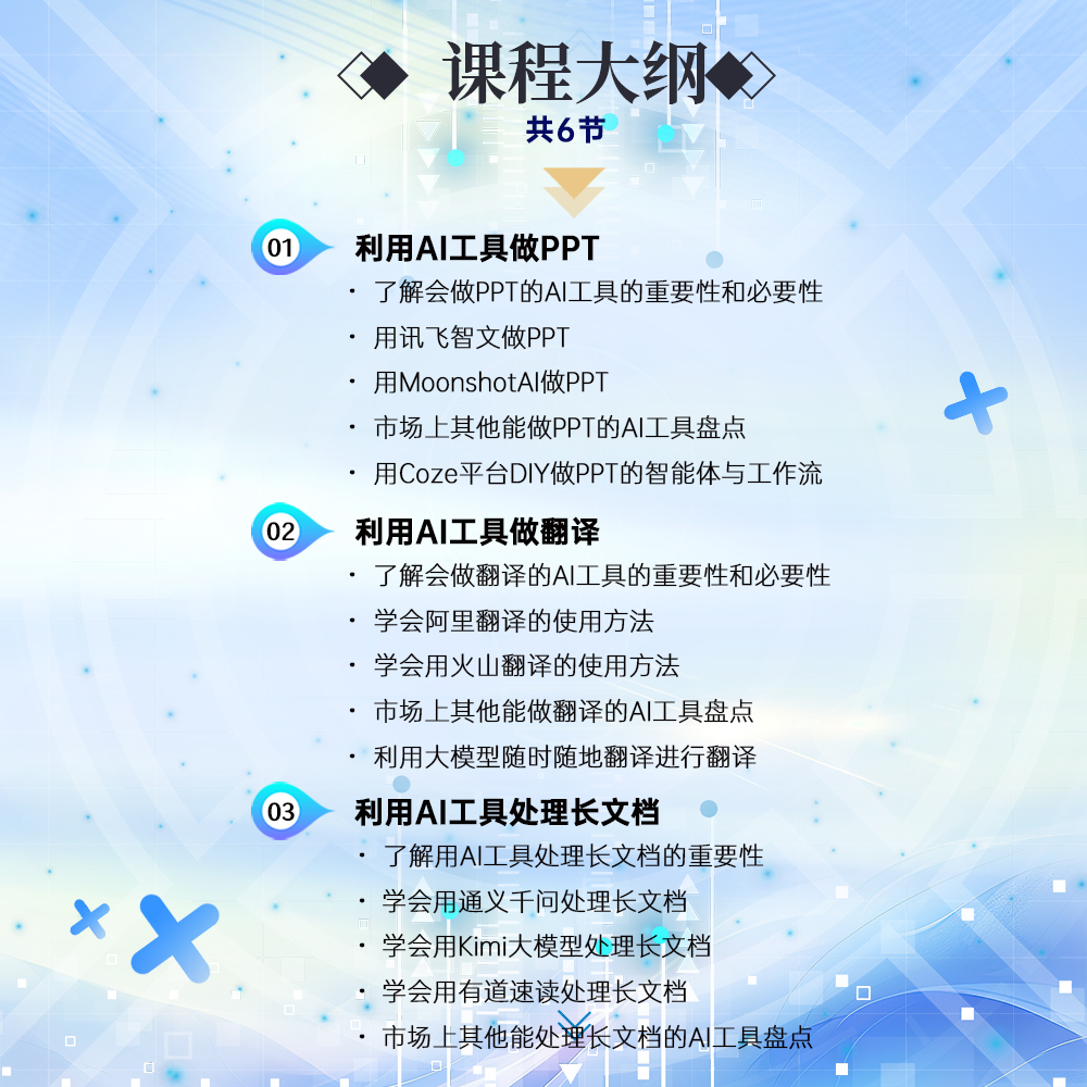 AI赋能：揭秘多种AI工具提效增质的实战应用（在线录播课）
