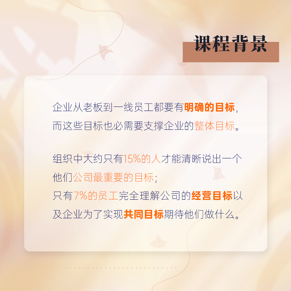 0-1实现企业高效目标管理（在线视频课）
