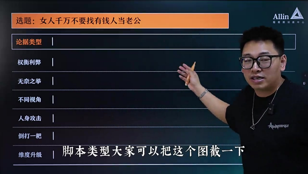 抖音上最吸“真”粉丝的「聊观点」脚本2