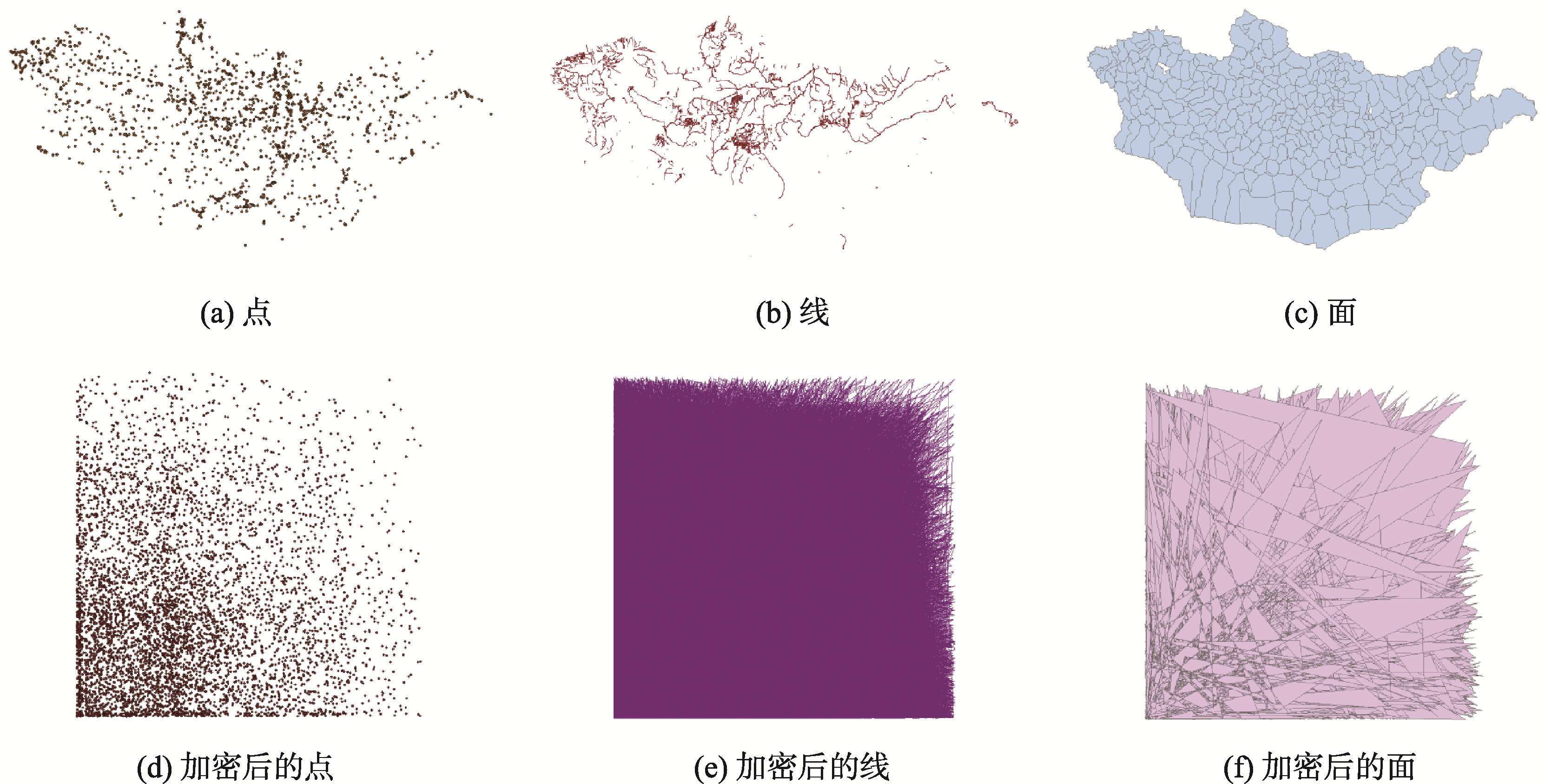 加密前后对比图
