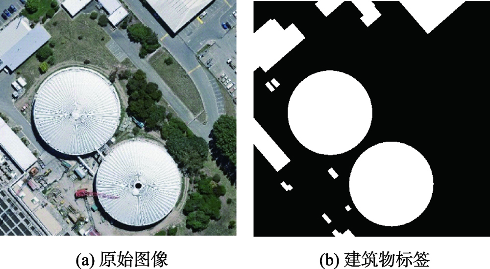 WHU建筑物数据集的示例
