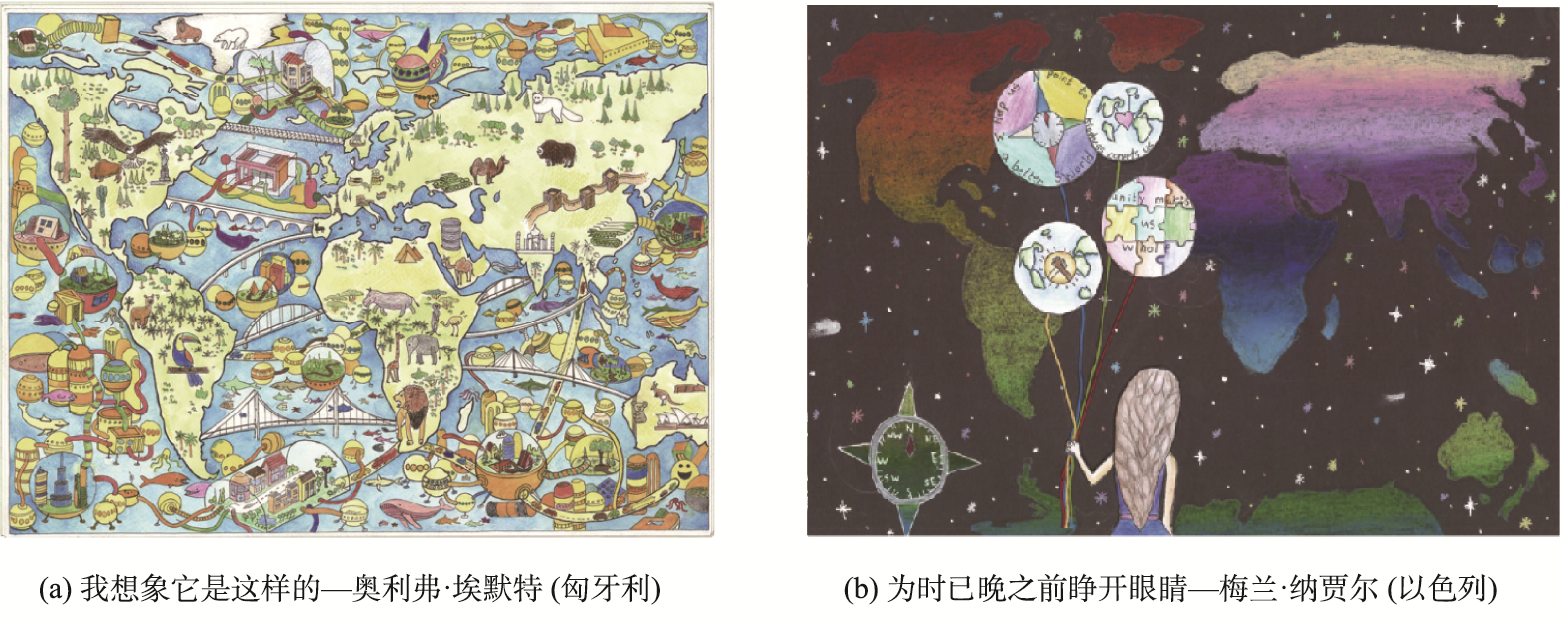 儿童地图大赛部分获奖作品