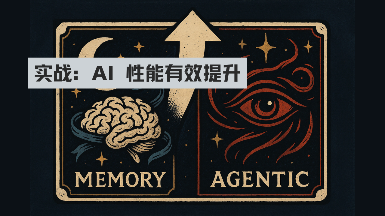 AI 炼金术：Memory + Agentic = 性能跃升