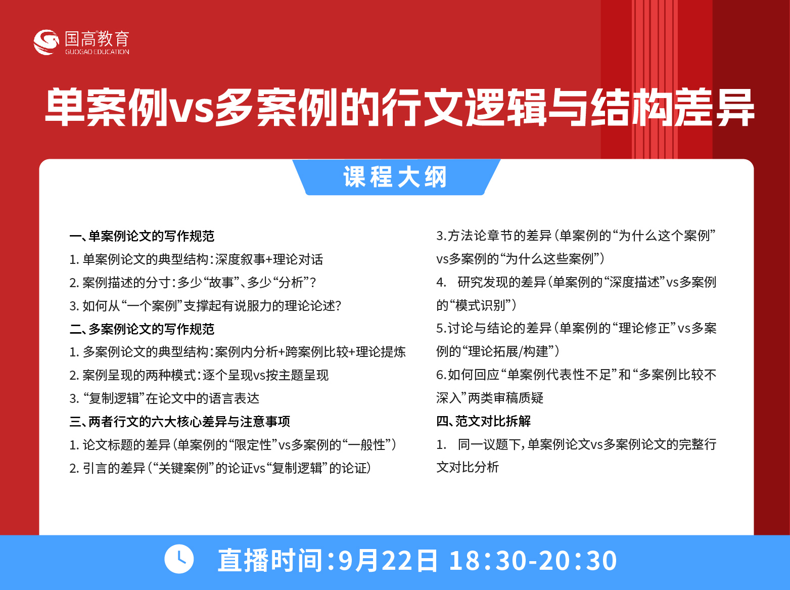第四节：单案例 vs 多案例的行文逻辑与结构差异