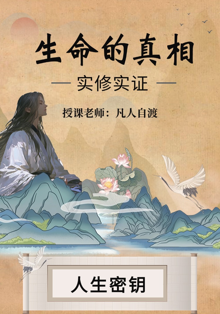 凡人自渡老师《生命的真相实修实证》 视频课